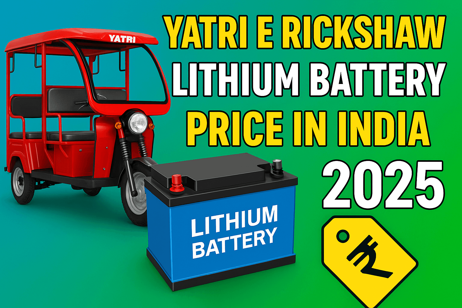 E-Rickshaw Lithium Battery 48V 100Ah - DuraEdge E-Mobility Battery India